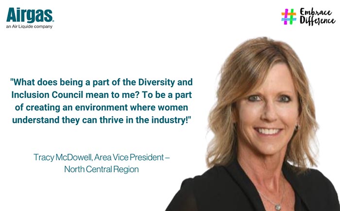 What does being a part of the Diversity and Inclusion Council mean to me?  To be a part of creating an environment where women understand they can thrive in the industry!